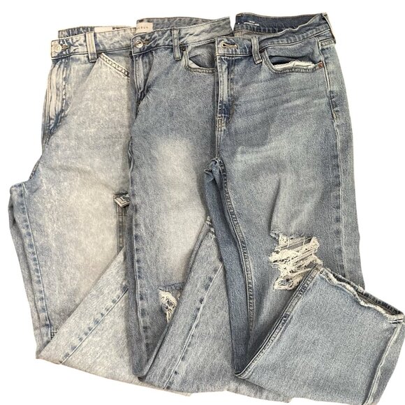 PacSun Denim - Womens Baggy Jeans Lot size 8 Wide Leg Relaxed Skater Grunge 90s Y2K Streetwear